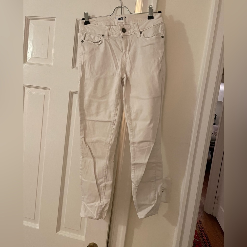 Paige jeans, Verdugo crop size 26, white